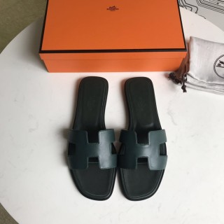 Hermes women's shoes Oran sandals with original Box