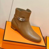 Hermes women's shoes 2021 fall/winter latest kelly series short boots