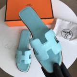 Hermes women's shoes Oran sandals with original Box