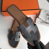 Hermes women's shoes Oran sandals with original Box