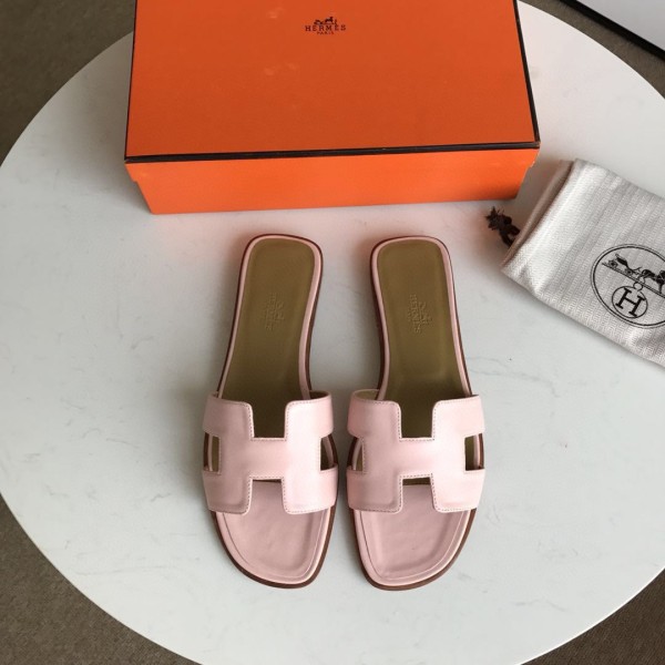 Hermes women's shoes Oran sandals with original Box