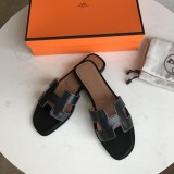 Hermes women's shoes Oran sandals with original Box