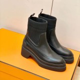 Hermes 2021 autumn and winter new elastic short boots with original original Box