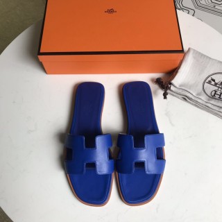 Hermes women's shoes Oran sandals with original Box