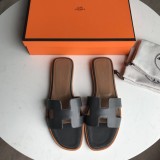 Hermes women's shoes Oran sandals with original Box