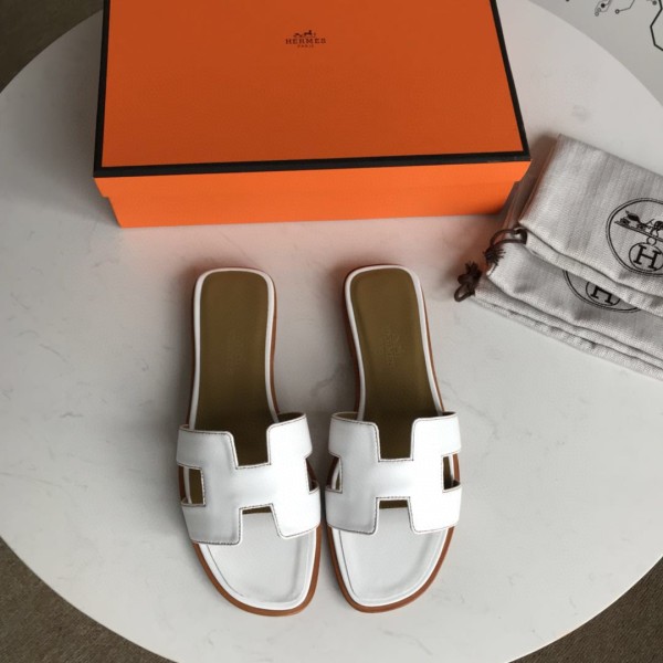 Hermes women's shoes Oran sandals with original Box