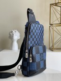 Louis Vuitton Womens Bags Shoulder Messenger Bags Luxury Cross Body Handbag Calfskin leather with Original Box M50038