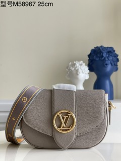 Louis Vuitton Womens Bags Shoulder Messenger Bags Luxury Cross Body Handbag Calfskin leather with Original Box M58967