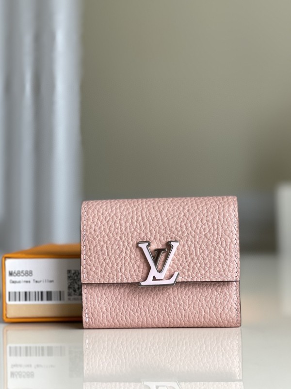 Louis Vuitton Women's Luxury Wallet Calf Leather with Original Box M68588