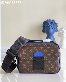 Louis Vuitton Womens Bags Shoulder Messenger Bags Luxury Cross Body Handbag Calfskin leather with Original Box M45863