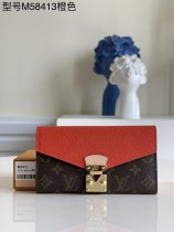 Louis Vuitton Women's Luxury Wallet Calf Leather with Original Box M58413