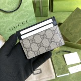 Gucci Women's Calfskin Card Holder naOriginil Box 451277