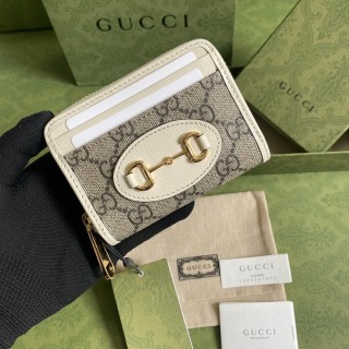 Gucci Women's Calfskin Card Holder naOriginil Box 658549