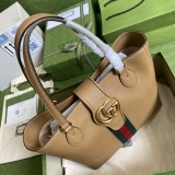 Gucci Womens Bags Shoulder Messenger Bags Luxury Cross Body Handbag Calfskin leather with naOrigil Box 652680