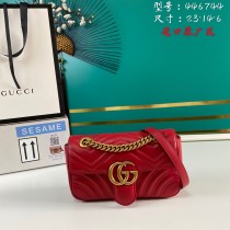 Gucci Womens Bags Shoulder Messenger Bags Luxury Cross Body Handbag Calfskin leather with naOrigil Box 446744