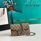 Gucci Womens Bags Shoulder Messenger Bags Luxury Cross Body Handbag Calfskin leather with naOrigil Box  476430