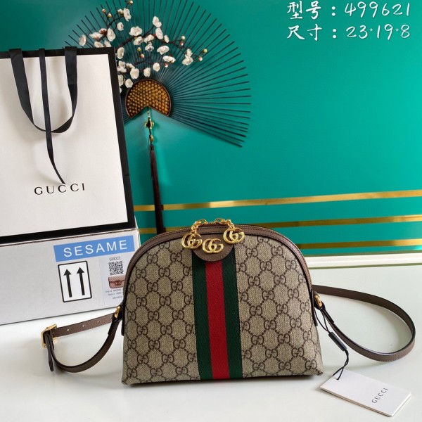 Gucci Womens Bags Shoulder Messenger Bags Luxury Cross Body Handbag Calfskin leather with naOrigil Box  499621