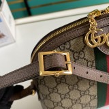 Gucci Womens Bags Shoulder Messenger Bags Luxury Cross Body Handbag Calfskin leather with naOrigil Box  499621