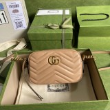 Gucci Womens Bags Shoulder Messenger Bags Luxury Cross Body Handbag Calfskin leather with naOrigil Box  448065