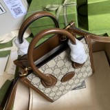 Gucci Womens Bags Shoulder Messenger Bags Luxury Cross Body Handbag Calfskin leather with naOrigil Box  671623