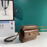 Gucci Womens Bags Shoulder Messenger Bags Luxury Cross Body Handbag Calfskin leather with naOrigil Box  645454