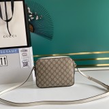 Gucci Womens Bags Shoulder Messenger Bags Luxury Cross Body Handbag Calfskin leather with naOrigil Box  645454