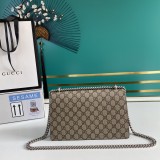 Gucci Womens Bags Shoulder Messenger Bags Luxury Cross Body Handbag Calfskin leather with naOrigil Box  400249