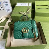 Gucci Womens Bags Shoulder Messenger Bags Luxury Cross Body Handbag Calfskin leather with naOrigil Box  547260