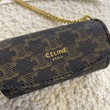 Celine Womens Bags Shoulder Luxury Crossbody Handbag top quality Leather with original Box3