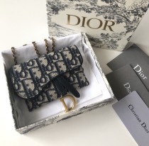 DIOR Womens Bags Shoulder Messenger Bags Luxury Cross Body Handbag Calfskin leather with naOrigil Box  6057