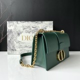 DIOR Womens Bags Shoulder Messenger Bags Luxury Cross Body Handbag Calfskin leather with naOrigil Box  6186