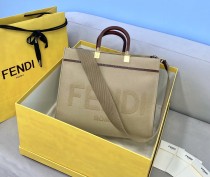 Fendi  Womens Bags Shoulder Messenger Bags Luxury Cross Body Handbag Calfskin leather with naOrigil Box