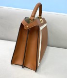 Fendi  Womens Bags Shoulder Messenger Bags Luxury Cross Body Handbag Calfskin leather with naOrigil Box