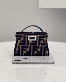 Fendi  Womens Bags Shoulder Messenger Bags Luxury Cross Body Handbag Calfskin leather with naOrigil Box