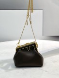 Fendi  Womens Bags Shoulder Messenger Bags Luxury Cross Body Handbag Calfskin leather with naOrigil Box