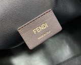 Fendi  Womens Bags Shoulder Messenger Bags Luxury Cross Body Handbag Calfskin leather with naOrigil Box