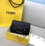 Fendi  Womens Bags Shoulder Messenger Bags Luxury Cross Body Handbag Calfskin leather with naOrigil Box