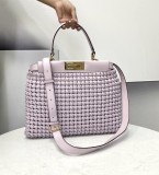 Fendi  Womens Bags Shoulder Messenger Bags Luxury Cross Body Handbag Calfskin leather with naOrigil Box