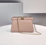 Fendi  Womens Bags Shoulder Messenger Bags Luxury Cross Body Handbag Calfskin leather with naOrigil Box