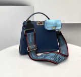 Fendi  Womens Bags Shoulder Messenger Bags Luxury Cross Body Handbag Calfskin leather with naOrigil Box