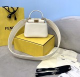 Fendi  Womens Bags Shoulder Messenger Bags Luxury Cross Body Handbag Calfskin leather with naOrigil Box