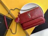 YSL Womens Bags Shoulder Luxury Crossbody Handbag top quality Leather