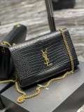 YSL Womens Bags Shoulder Luxury Crossbody Handbag top quality Leather