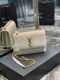 YSL Womens Bags Shoulder Luxury Crossbody Handbag top quality Leather