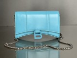 Balenciaga  Womens Bags Shoulder Messenger Bags Luxury Cross Body Handbag Calfskin leather with naOrigil Box