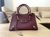 Balenciaga  Womens Bags Shoulder Messenger Bags Luxury Cross Body Handbag Calfskin leather with naOrigil Box