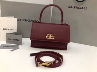 Balenciaga  Womens Bags Shoulder Messenger Bags Luxury Cross Body Handbag Calfskin leather with naOrigil Box