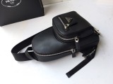 Prada Womens Bags Shoulder Messenger Bags Luxury Cross Body Handbag Calfskin leather with naOrigil Box