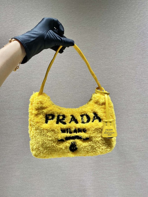 Prada Womens Bags Shoulder Messenger Bags Luxury Cross Body Handbag Calfskin leather with naOrigil Box