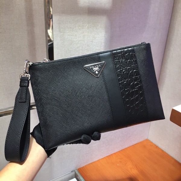 Prada Womens Bags Shoulder Messenger Bags Luxury Cross Body Handbag Calfskin leather with naOrigil Box